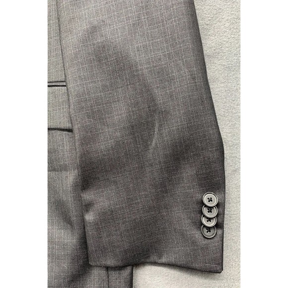 Kenneth Cole Reaction Sport Jacket Men’s Size 40R Gray Double Vented Blazer Coat - Picture 9 of 16